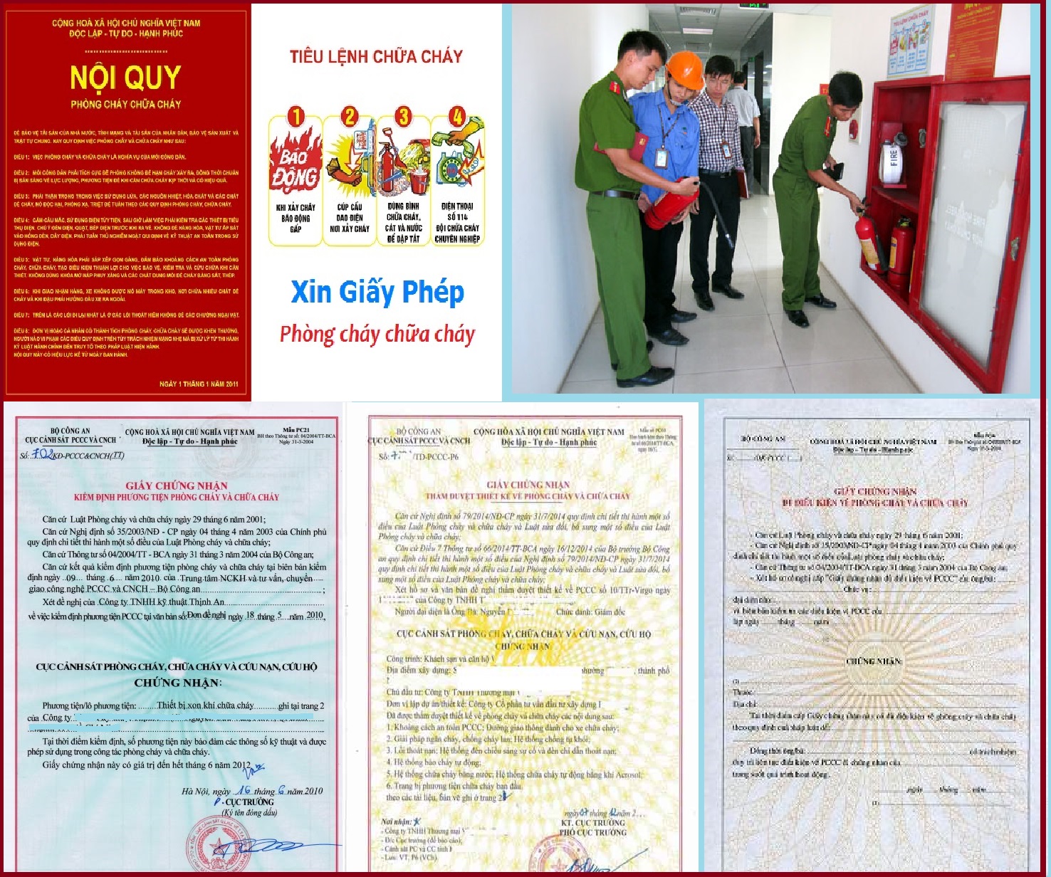 Các quy định về giấy phép phòng cháy chữa cháy theo pháp luật Việt Nam ban hành