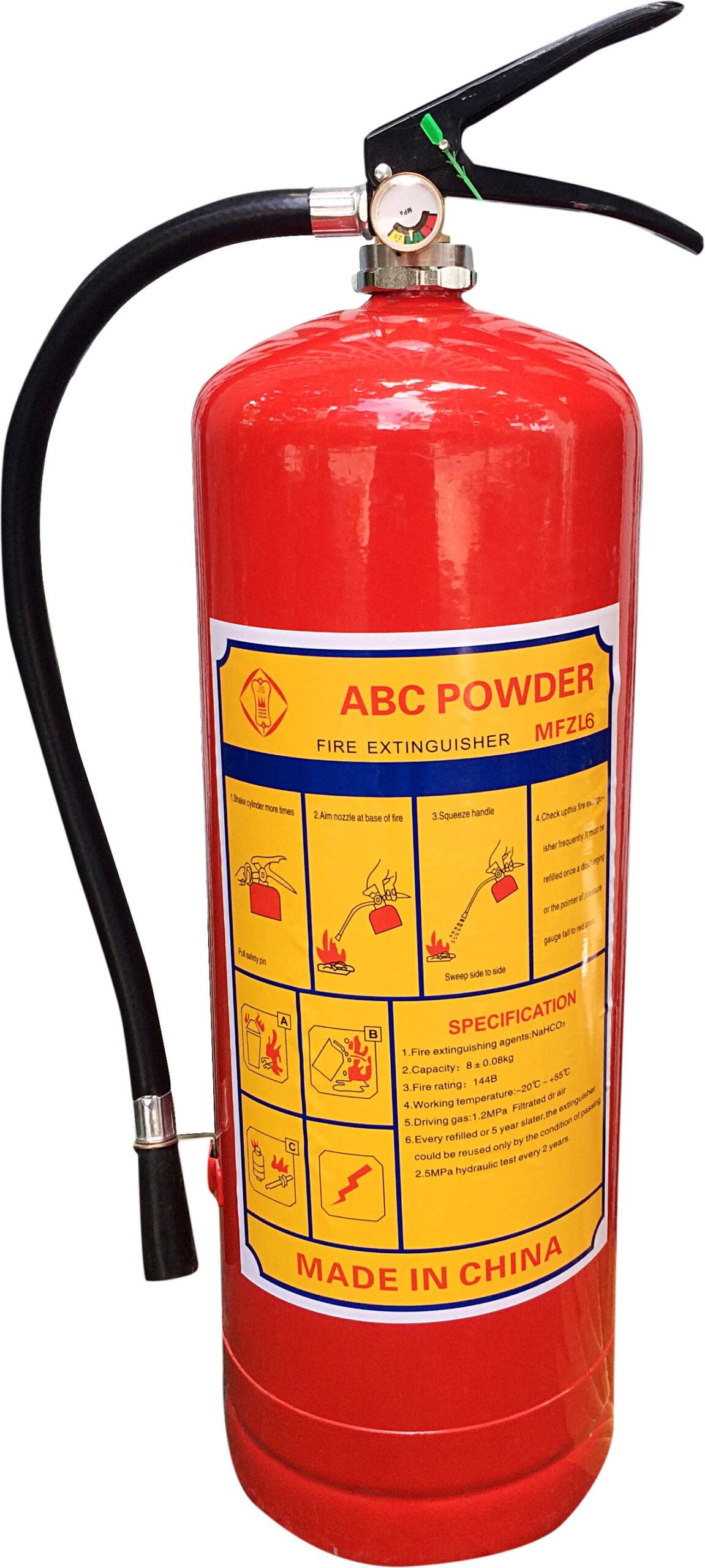 Nhận biết bình bột chữa cháy ABC